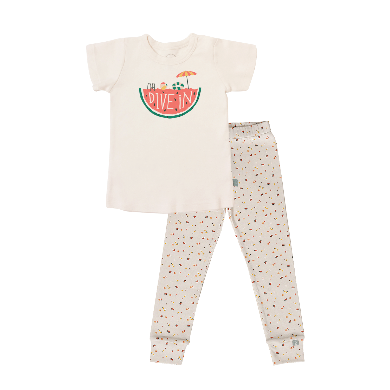 Short Sleeve Pajama Set Dive In Tutti Frutti