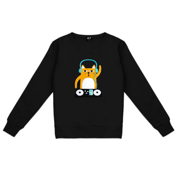 Women’s DJ Cat Sweatshirt