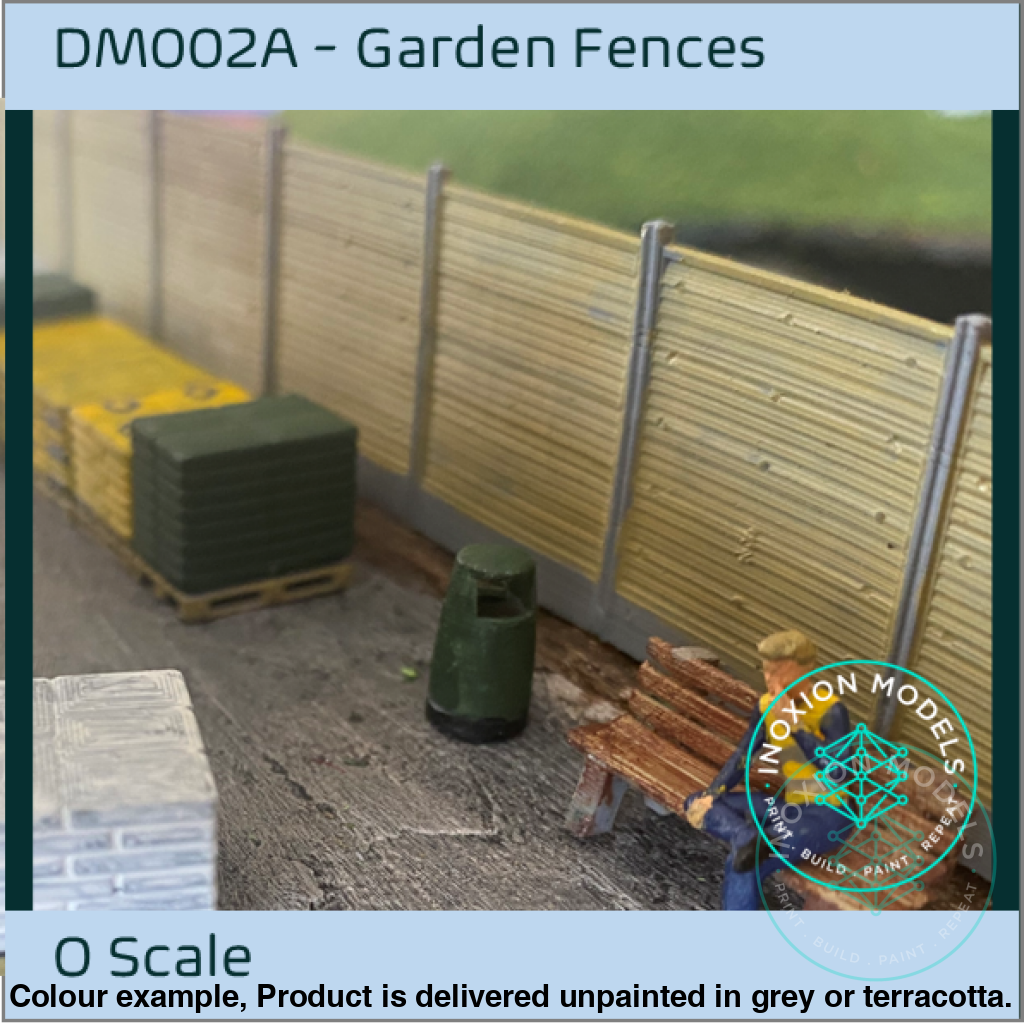 6ft Garden Fence O Scale Model Kit