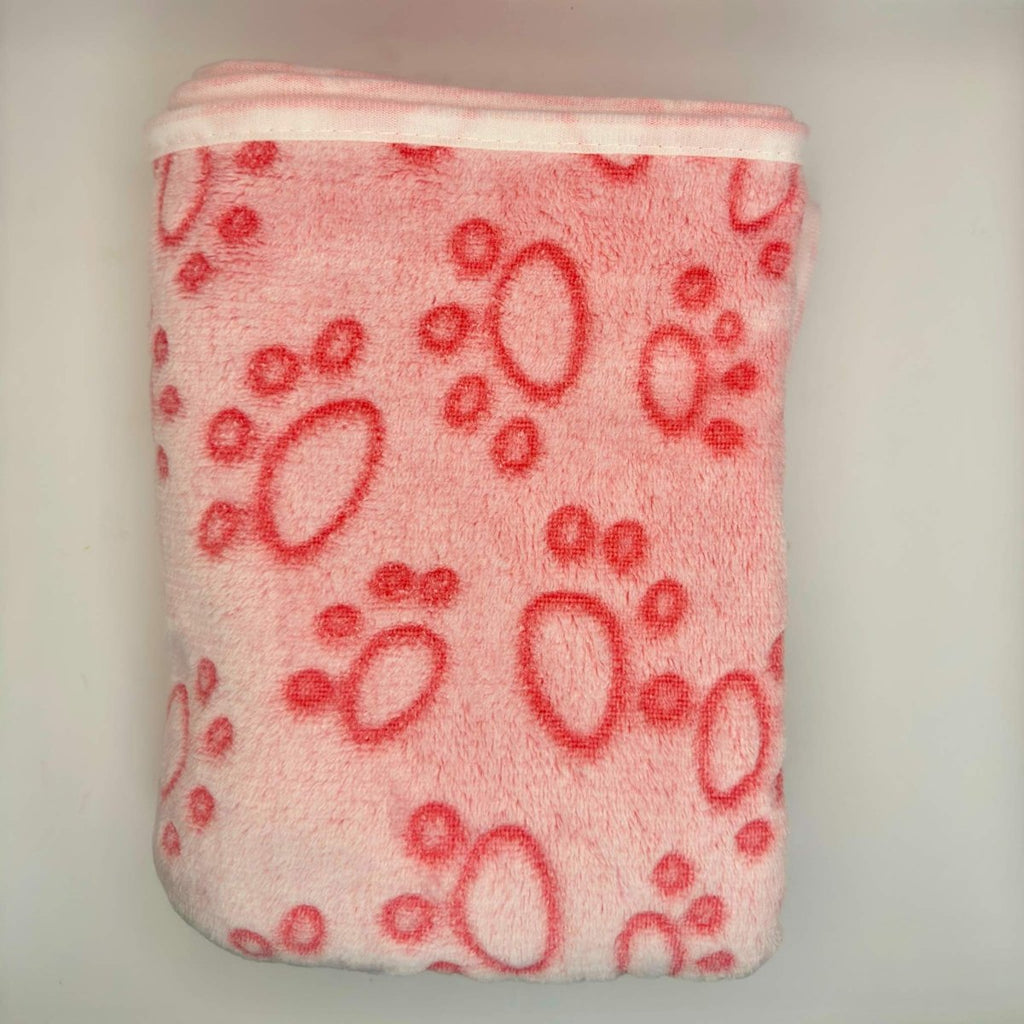 Dog Blanket - Pink Paws