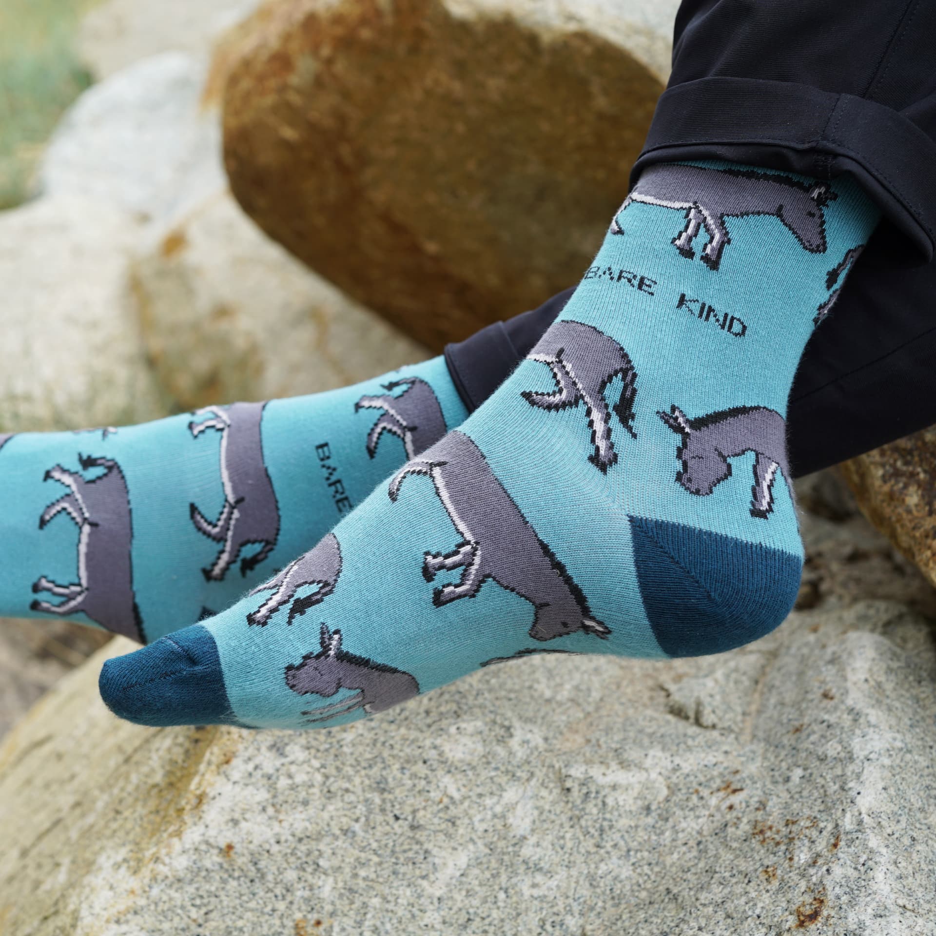 Save the Donkeys Bamboo Socks