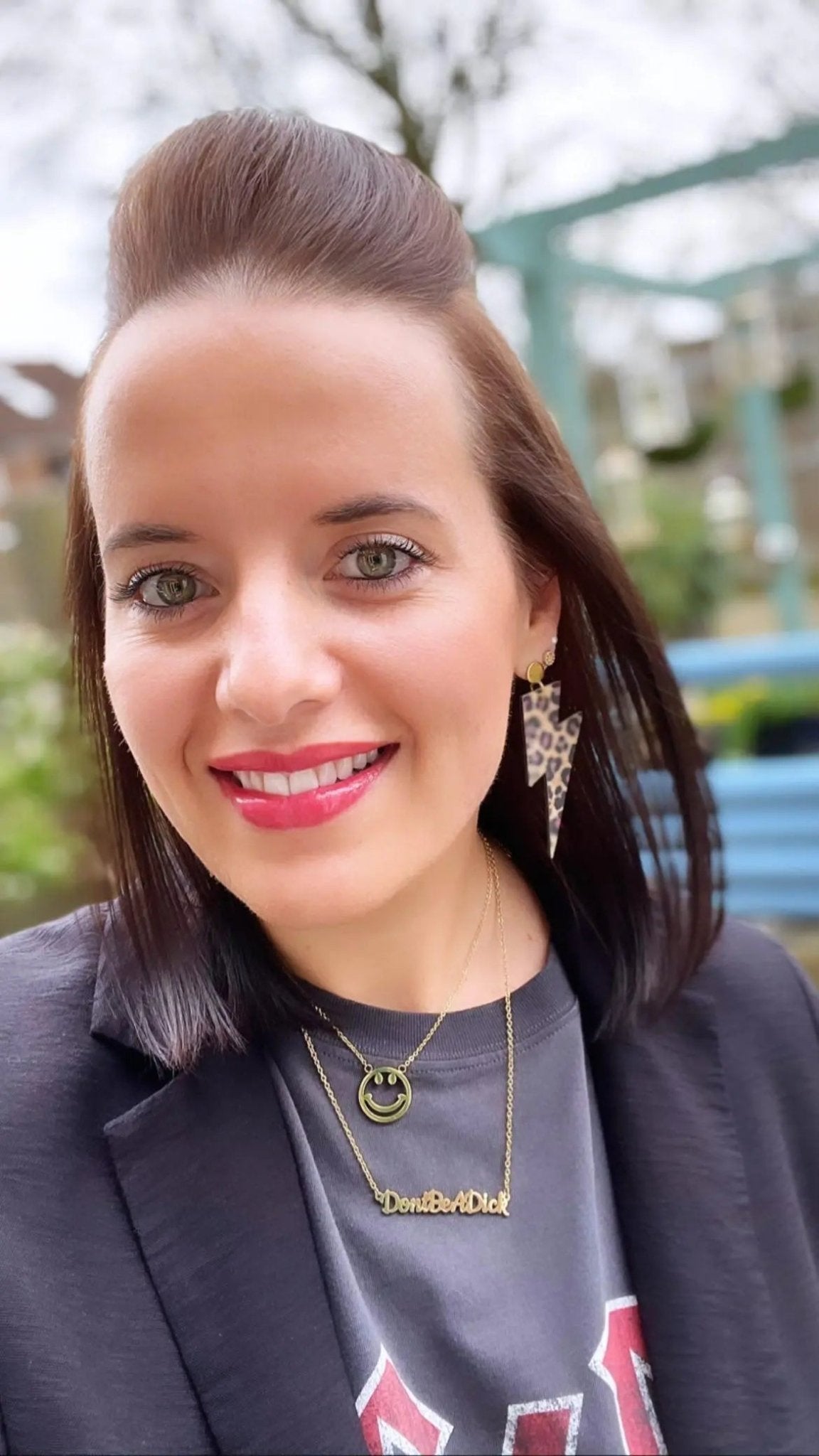 Don't be a dick necklace