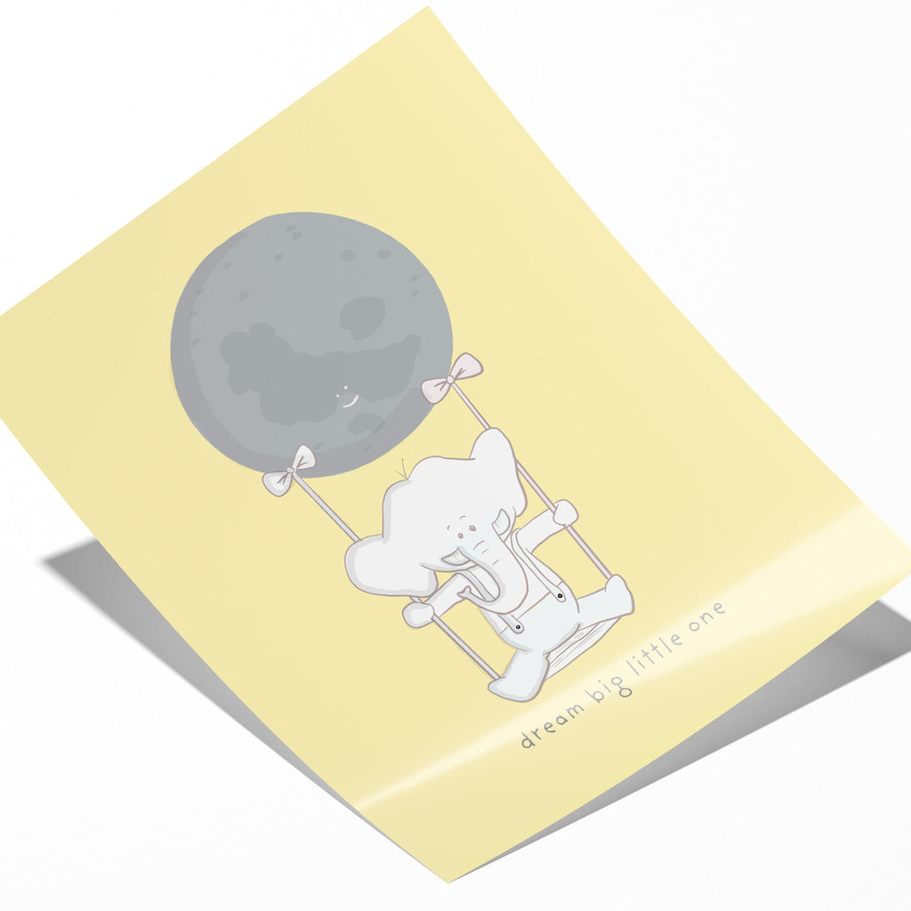 Dream Big Little One Nursery Art Print
