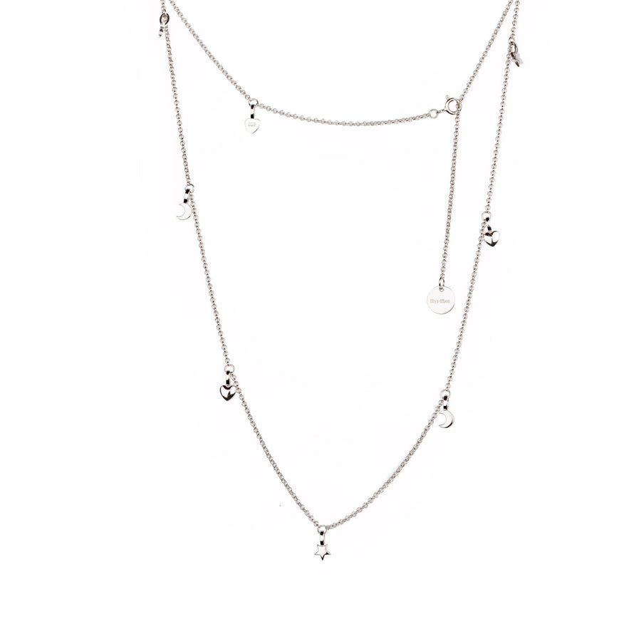 Adjustable Silver Dreamer Choker – Timeless & Elegant Design by MyaMoon at www.brixbailey.com