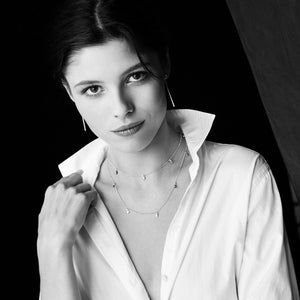 bold close-up of a dreamer choker in dramatic studio lighting