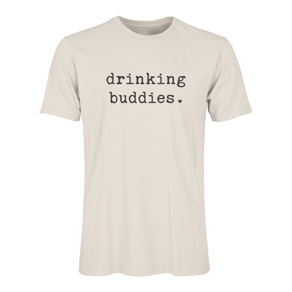Drinking Buddies Graphic Tee in Ivory