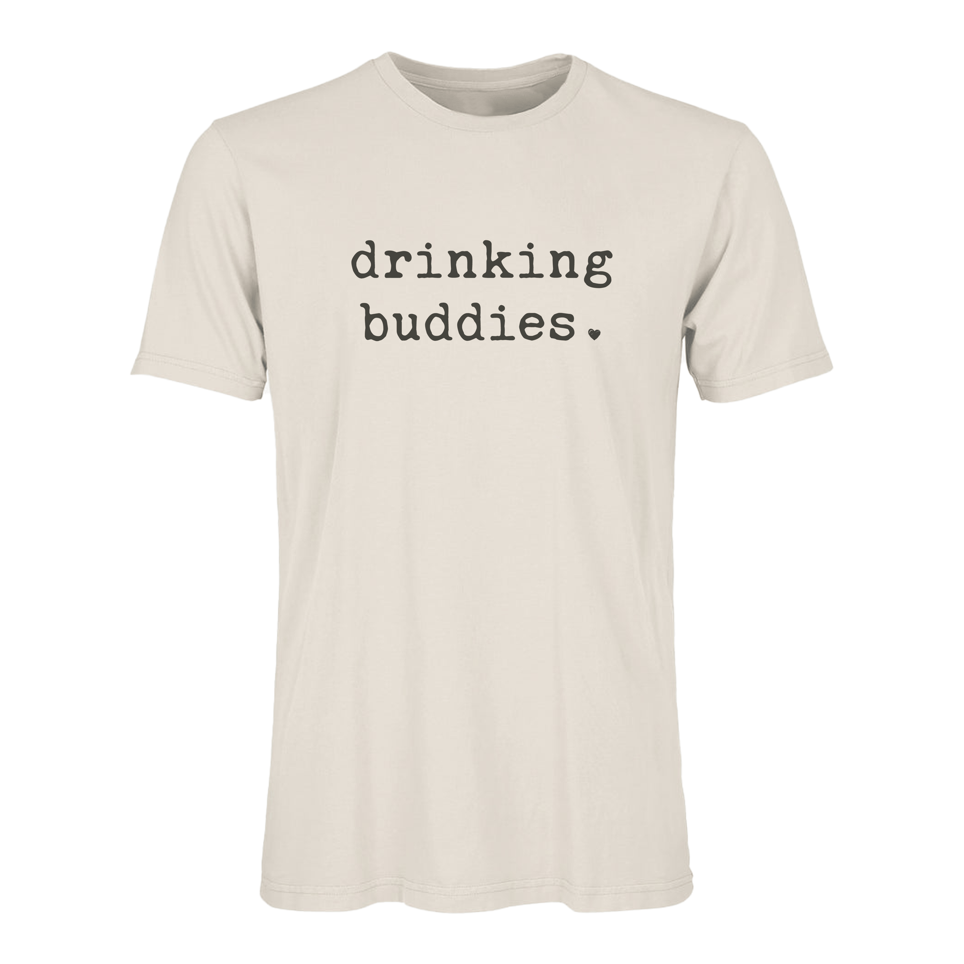 Drinking Buddies Graphic Tee in Ivory