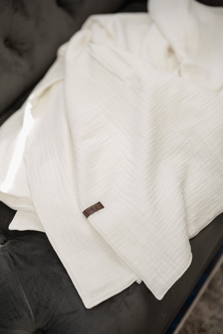 Luxurious 100% Cotton Muslin Blanket - Breathable & Warm by RÄTT at brixbailey.com