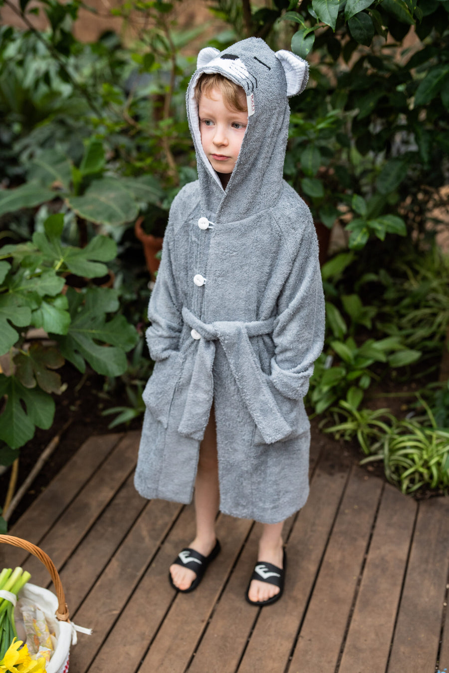 Kids Bamboo Terry Bathrobe – Cozy, Absorbent & OEKO-TEX Certified by RÄTT at www.brixbailey.com