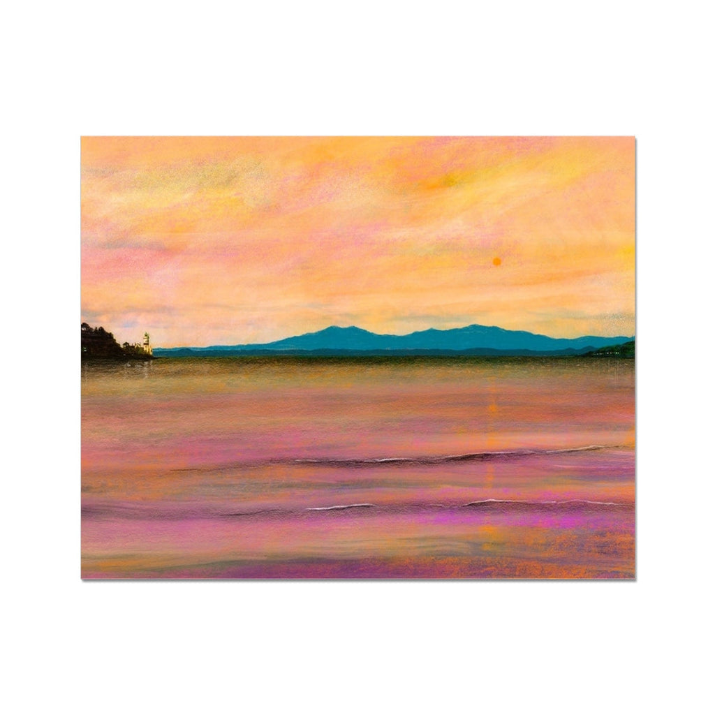 Dusk Over Arran & The Cloch Artist Proof Collector Print