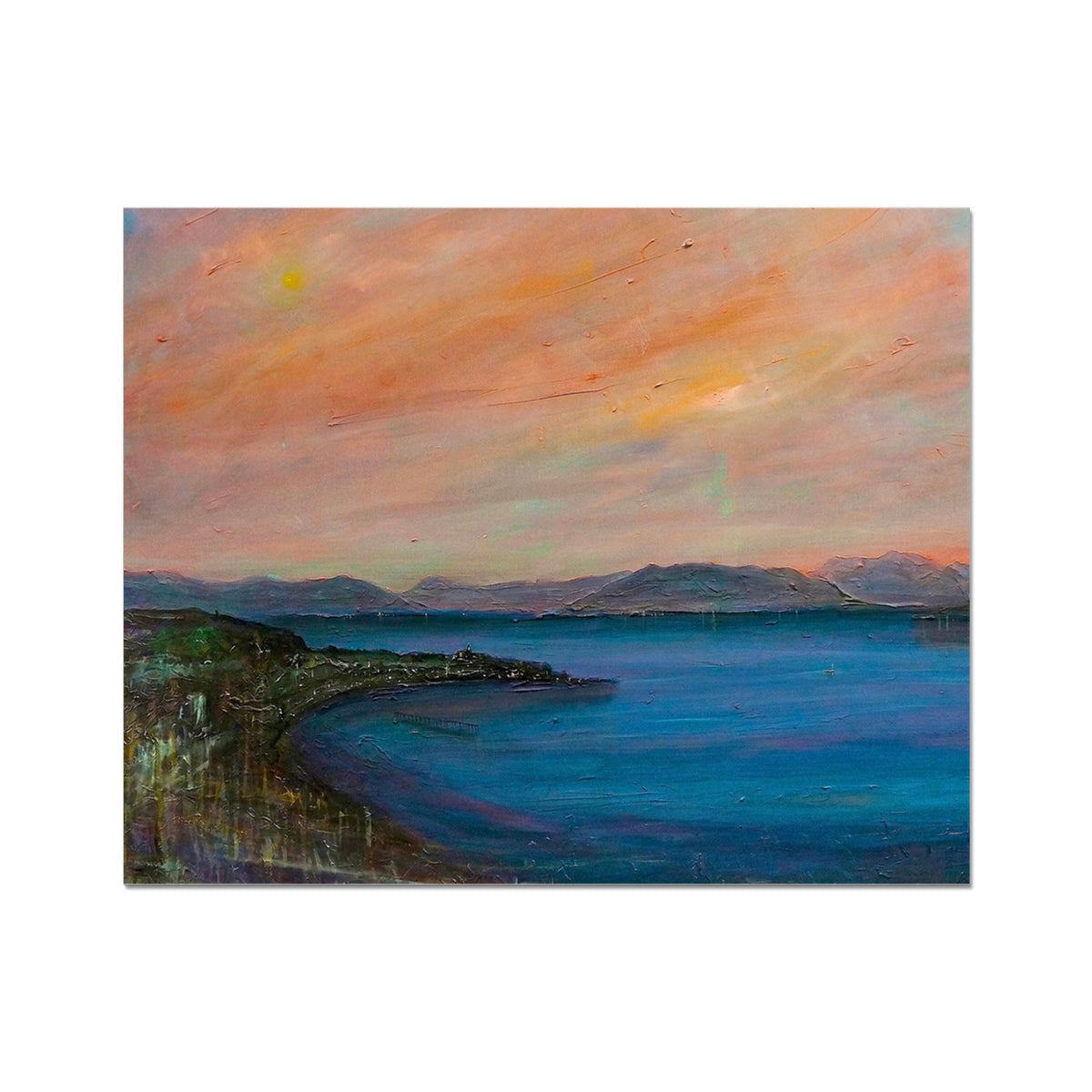 Dusk Over Gourock Artist Proof Collector Print
