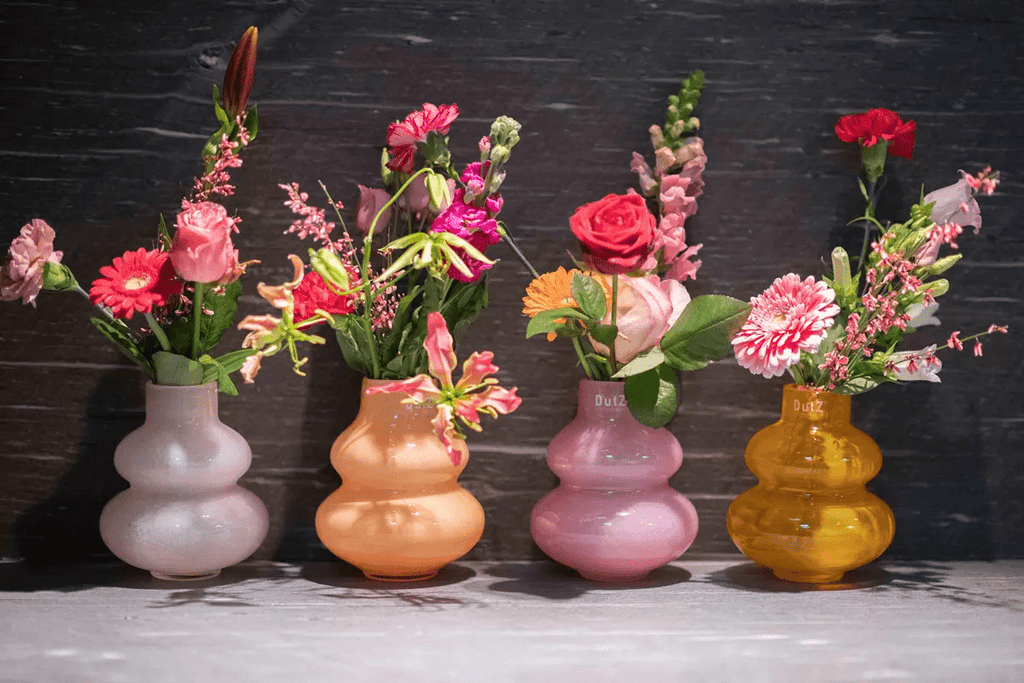 VASE SKRZYSZOW S- H16 D14 cm - BEIGE