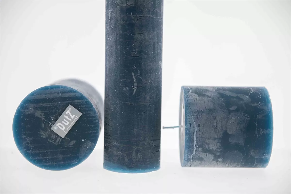LUXURY RUSTIC CANDLE - NAVY BLUE
