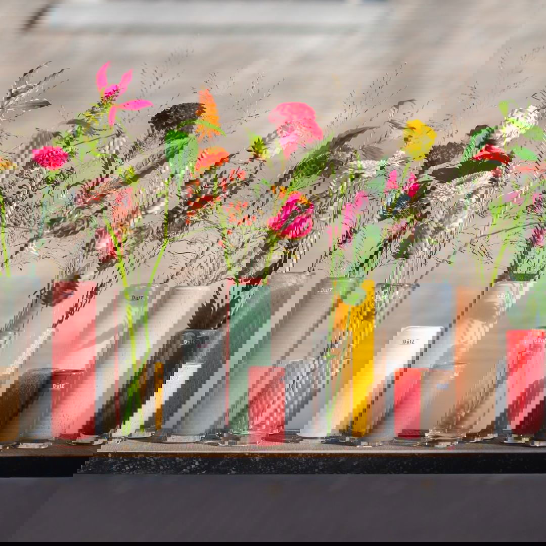 CYLINDER Vase - H25 D6.5 cm - NEWGREY Colour by DutZ