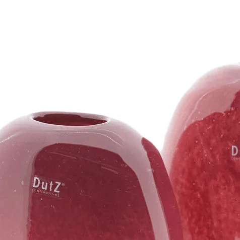 Vase Decor OVALI - RED Bubbles