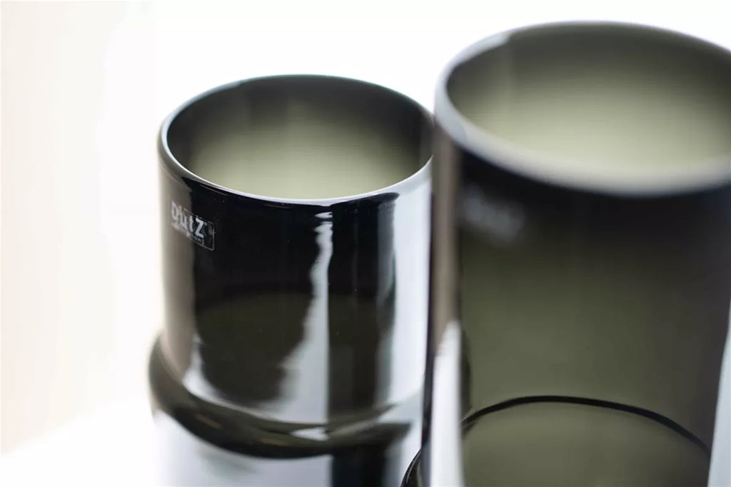 Glass Vase FENN - SMOKE