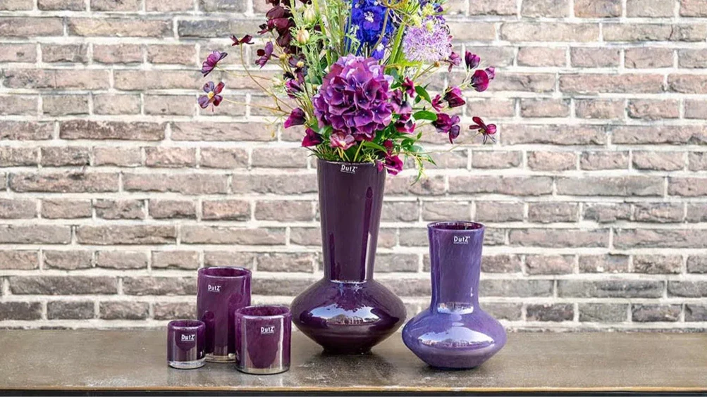 Vase Glass LOFLO - PLUM