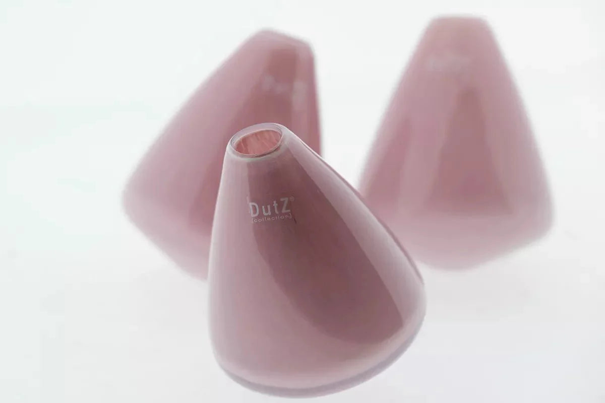 TUMBLING VASE - H12 D10 cm - ROSE