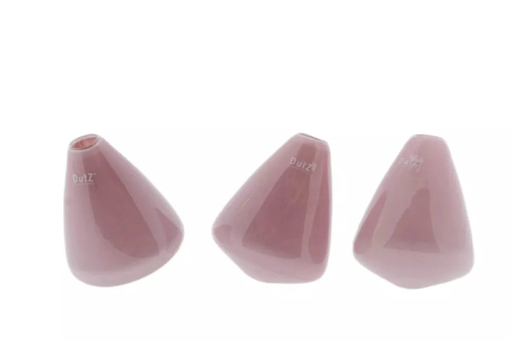 TUMBLING VASE - H12 D10 cm - ROSE