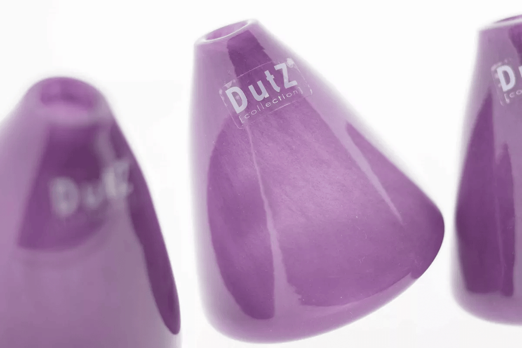 TUMBLING VASE - H12 D10 cm - VIOLET