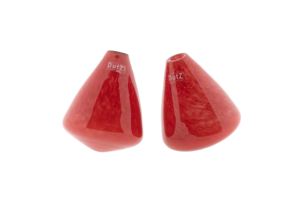 TUMBLING VASE - H12 D10 cm - RED