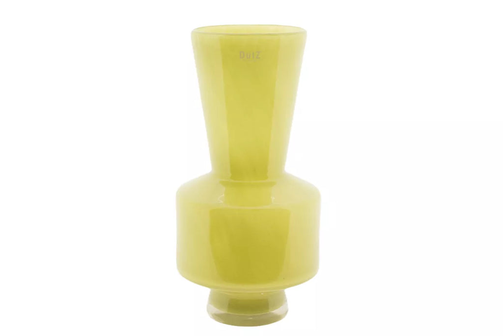 Glass Vase Shani - Chartreuse