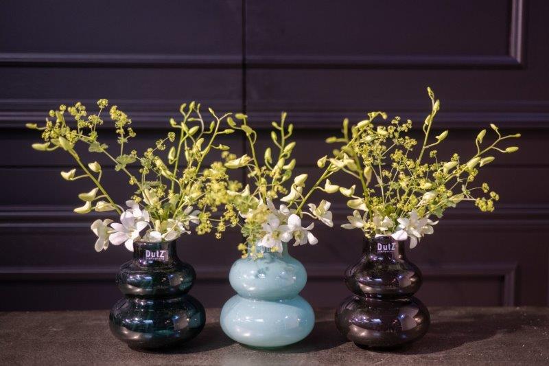 VASE SKRZYSZOW S - H16 D14 cm - ORANGE