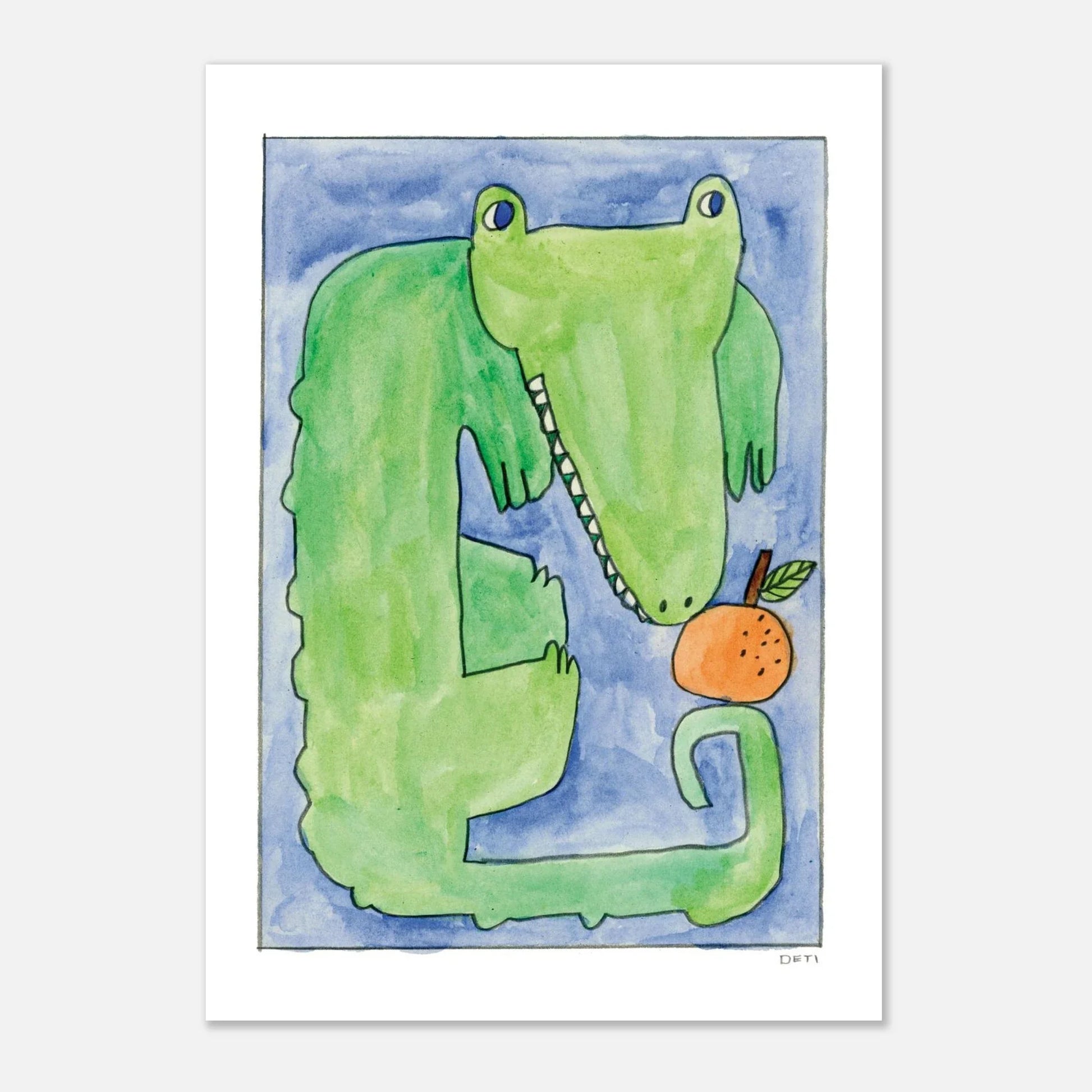 Florida Gator Print by Hayley Deti