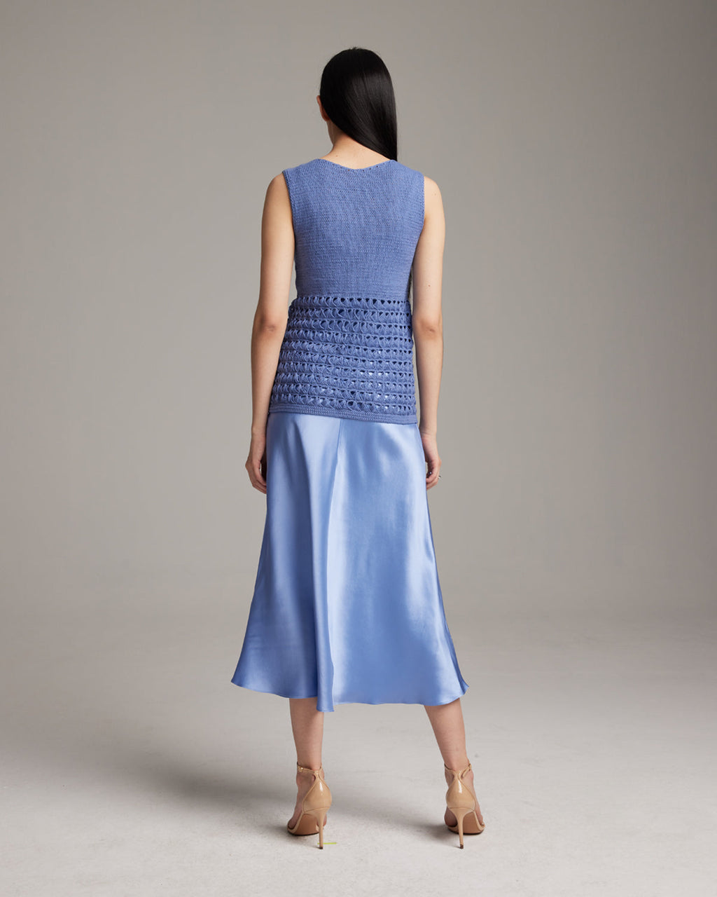 Mesh Knit Linen Tunic