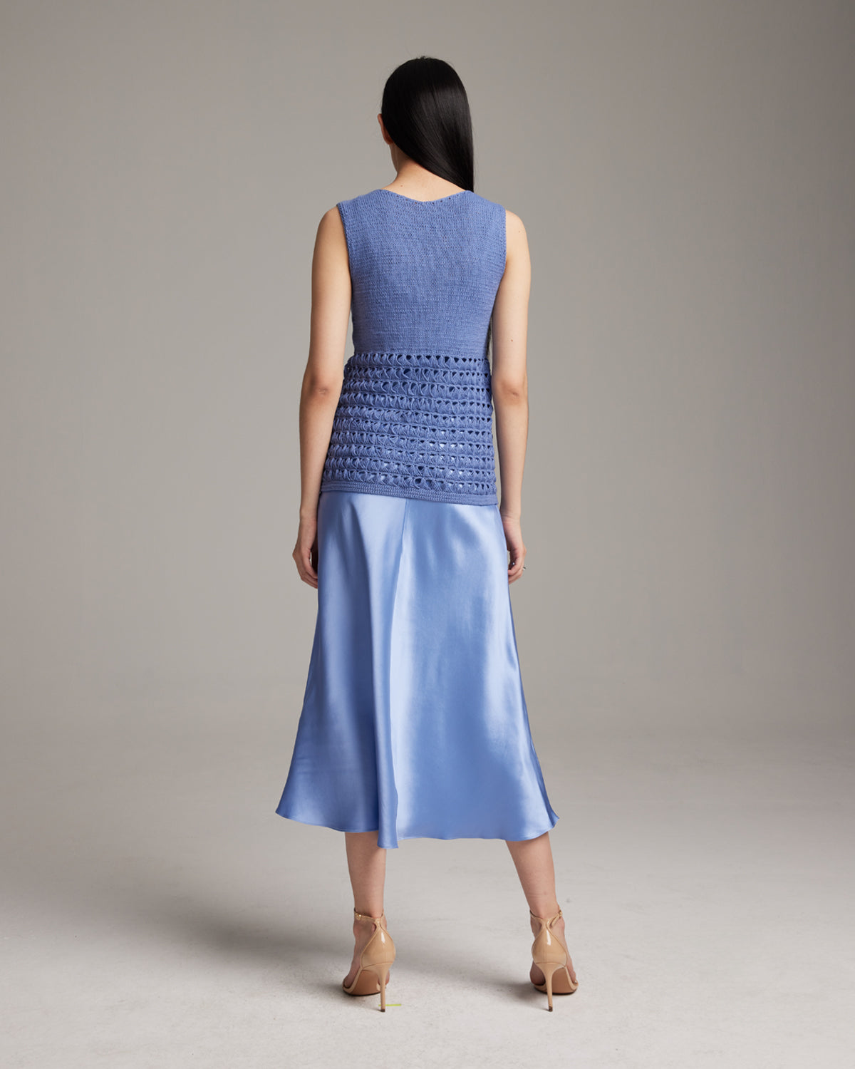 Mesh Knit Linen Tunic