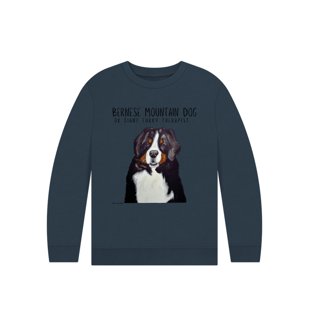 Bernese Mountain Dog Child's Sweatshirt – The Ultimate Giant Furry Therapist!