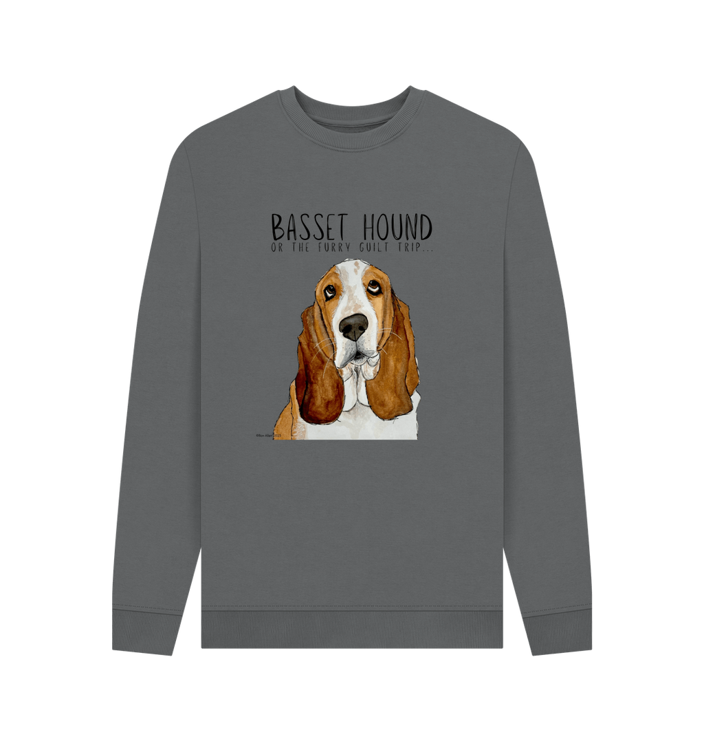 Basset Hound Crew Neck Sweatshirt: The Ultimate Furry Guilt Trip