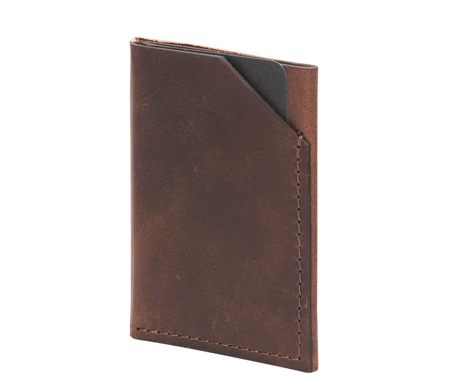 Sleek Handmade Card Holder – Minimalist Design, Holds 5 Cards by RR at brixbailey.com