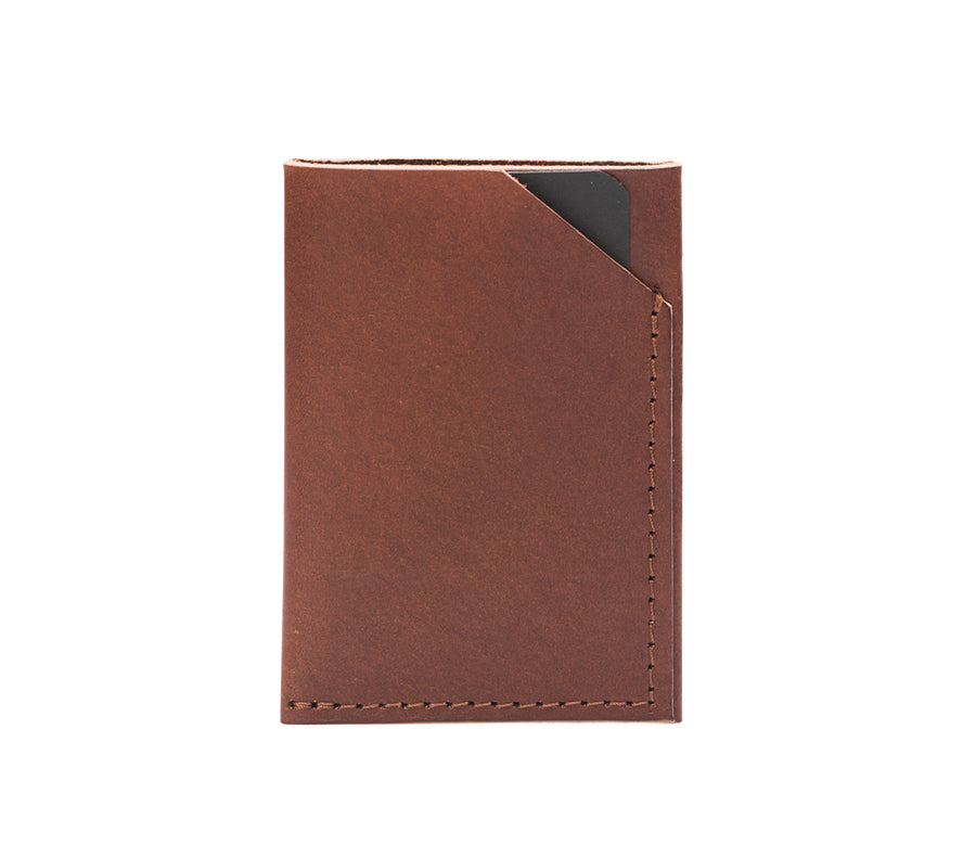 Sleek Handmade Card Holder – Minimalist Design, Holds 5 Cards by RR at brixbailey.com