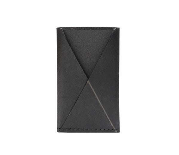 Sleek Minimalist Card Holder – Holds 5 Cards, Handmade in Latvia by RR at brixbailey.com