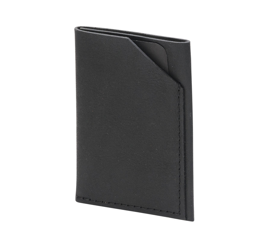 Sleek Handmade Card Holder – Minimalist Design, Holds 5 Cards by RR at brixbailey.com