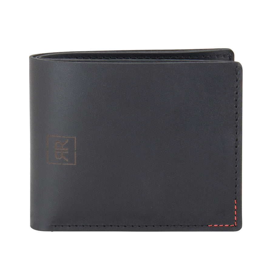 Classic Leather Billfold Wallet with Coin Pocket & Card Slots by RR at brixbailey.com