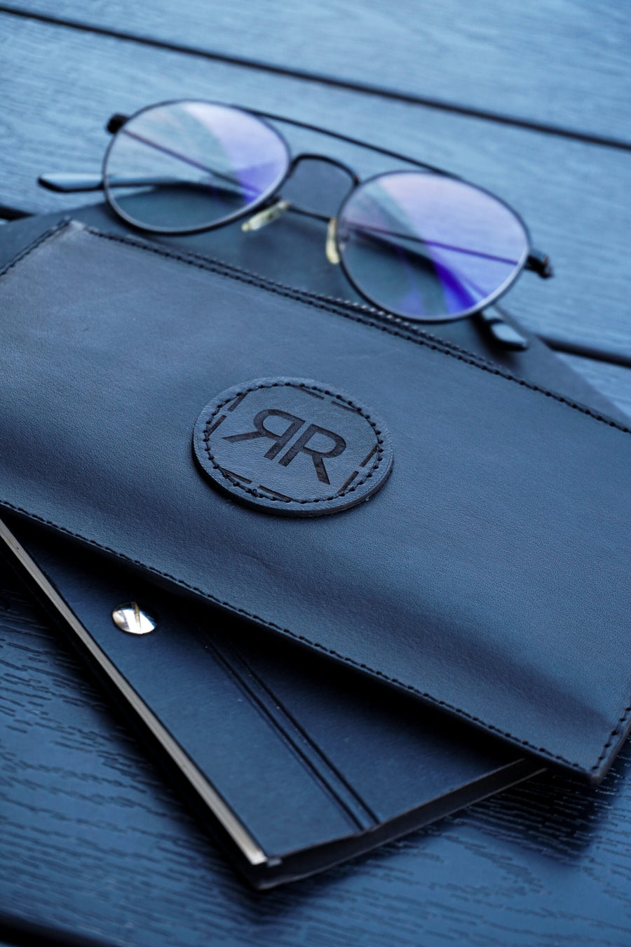 Luxury Leather Slim Wallet with YKK Zipper & Wristlet by RR at brixbailey.com