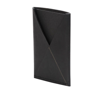 Sleek Minimalist Card Holder – Holds 5 Cards Handmade in Latvia by RR at brixbailey.com