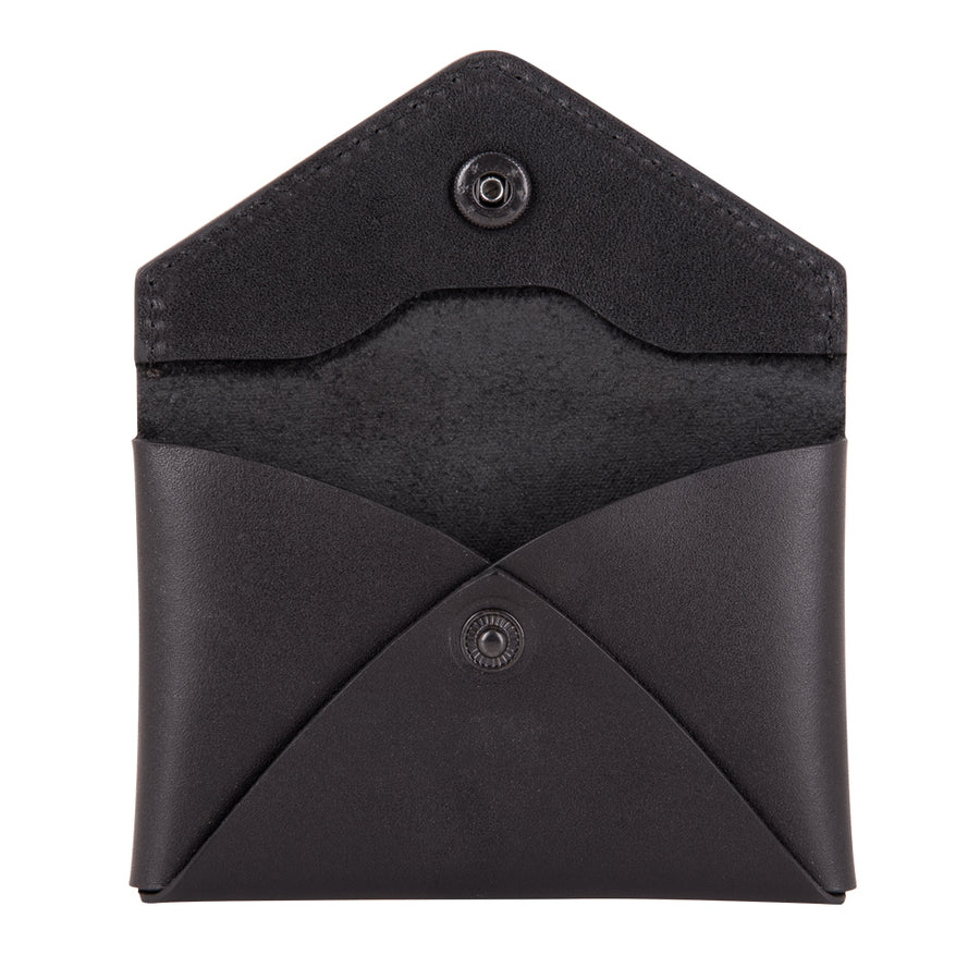 Classic Envelope Wallet with Snap Closure & RR Logo – Handmade by RR at brixbailey.com