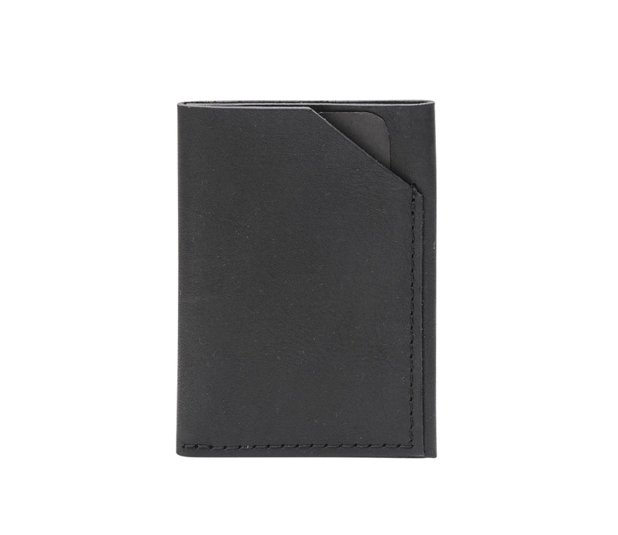 Sleek Minimalist Card Holder – Handmade, Holds 5 Cards by RR at brixbailey.com