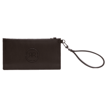 Slim Leather Wallet with YKK Zipper & Removable Wristlet by RR at brixbailey.com