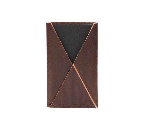 Sleek Minimalist Card Holder – Holds 5 Cards, Handmade in Latvia by RR at brixbailey.com