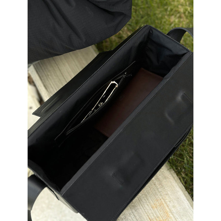 Elegant Leather Box Bag – Sleek, Timeless & Versatile by RR at brixbailey.com