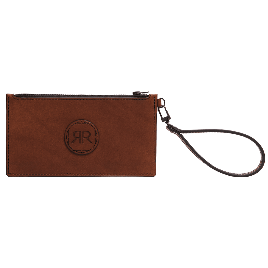 Luxury Leather Slim Wallet with Wristlet – Handmade & Versatile by RR at brixbailey.com