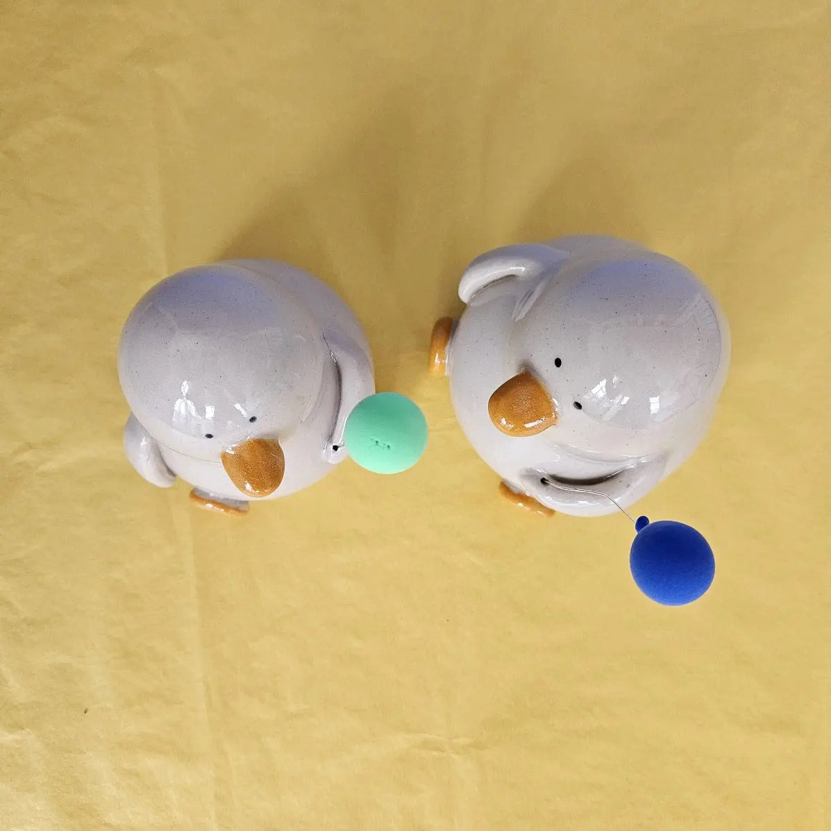 Trent at the Event Balloon Duck Handmade Ceramic