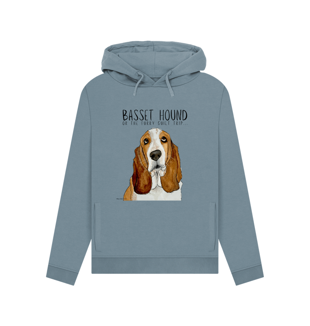 Basset Hound Women’s Hoodie: Embrace the Cozy Guilt Trip