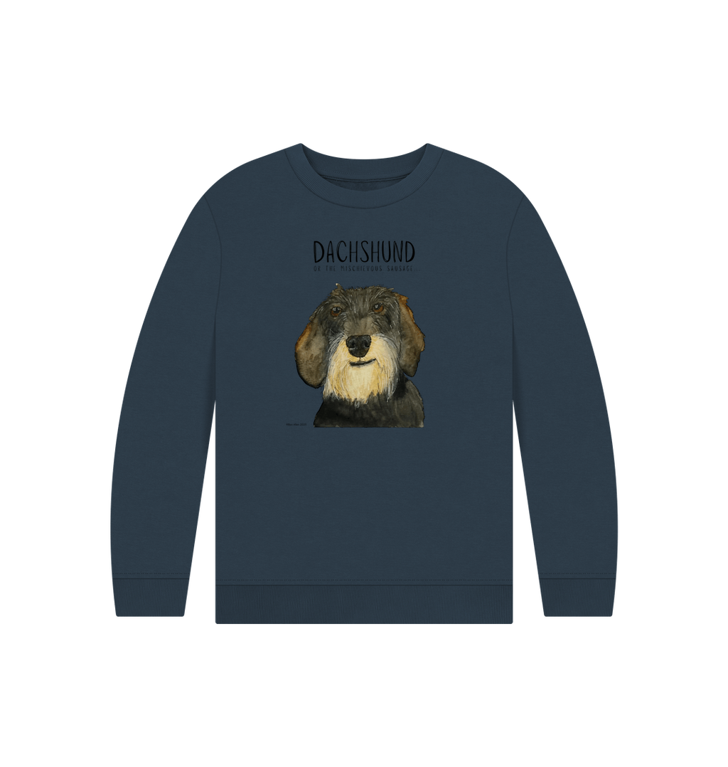 Snuggly Wire Haired Dog Kids' Sweatshirt – Ethically Made Cuteness!