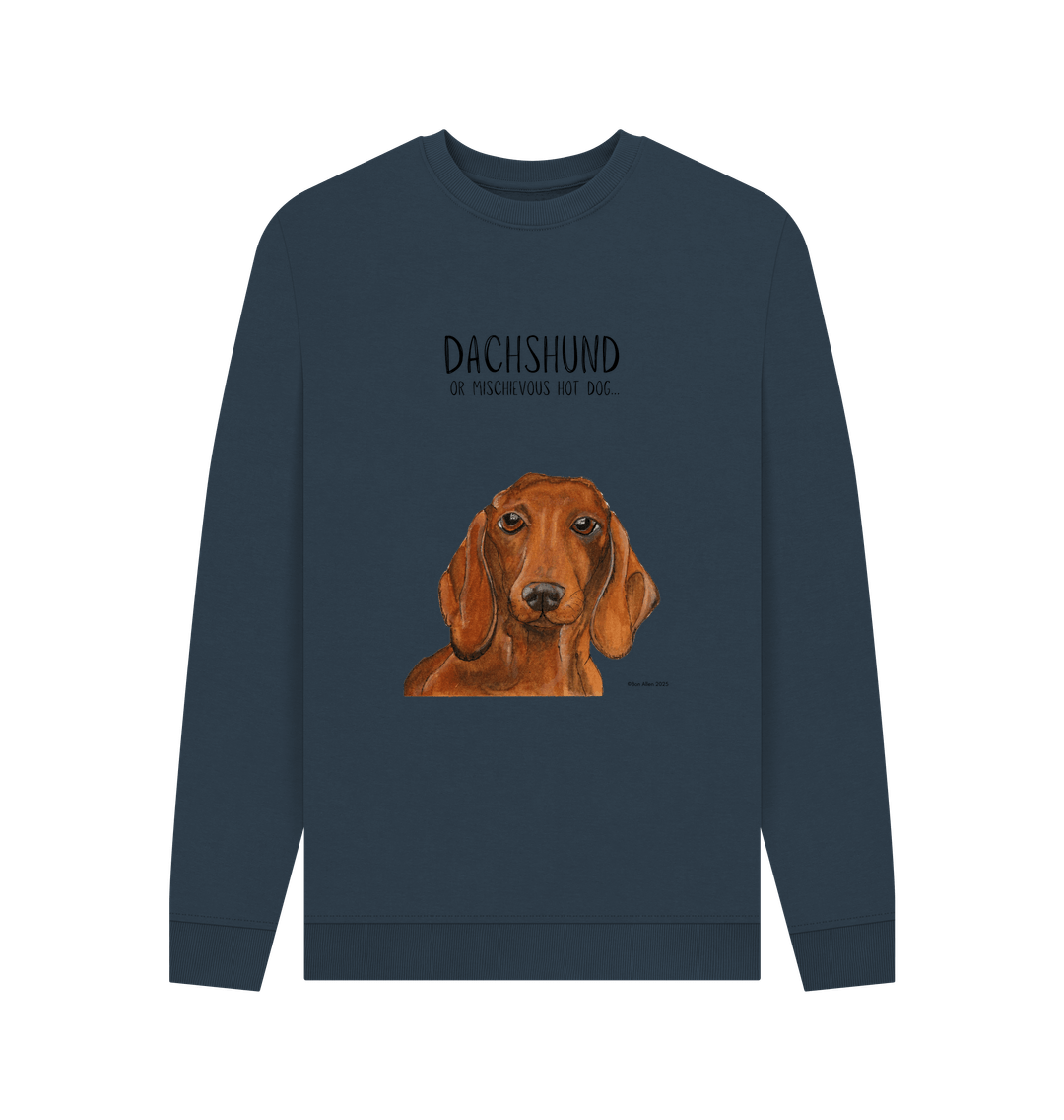 Mischievous Hot Dog Sweatshirt – For the Fearless Doxie Fans!