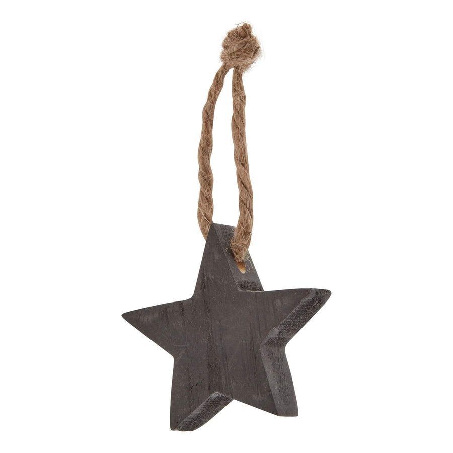 Handcrafted wooden holiday stars in warm brown tones, showcasing natural wood grain, for timeless seasonal decor. by Sostter at brixbailey.com